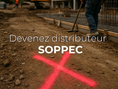 Distributeur Matériel BTP : revendez les produits SOPPEC